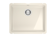 KUBUS X - Cuve à sous-encastrer / 545 x 454mm / Vidage manuel / Magnolia