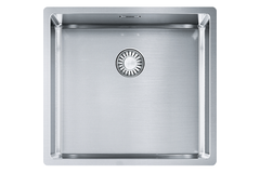 Box - Vlakbouw-, SlimTop- en onderbouwspoelbak / 490 x 450 mm / Glad