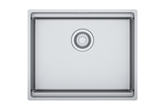 BOX PRO - Vlakbouwspoelbak / SlimTop / Onderbouw / 1 bak / 500 x 410 x 200 mm / Manuele lediging / RVS glad + Set 3 accessoires