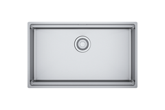 BOX PRO - Vlakbouwspoelbak / SlimTop / Onderbouw / 1 bak / 700 x 410 x 200 mm / Manuele lediging / RVS glad + Set 3 accessoires