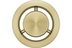 Mix things up - Façade métallique pour  trop-plein rond / Reflet d'or