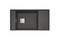Fresno - Vlakbouw/onderbouwspoeltafel / 860 x 458 mm / 1 bak / Leigrijs / Omkeerbaar
