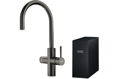 Mythos Water Hub 6 in 1 - Zwenkbare kraan / Zijhendel / Antraciet