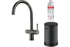 Maris Water Hub - Système 3 en 1 à bec orientable / Levier sur le côté / Anthracite / Bouilloire 4 litres