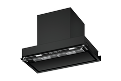 STYLE PRO - Inbouwdampkap rvs/zwart, 600 mm