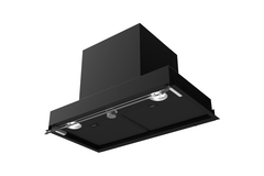STYLE PLUS - Inbouwdampkap rvs/zwart, 600 mm