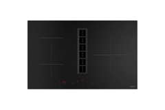 Smart 2Gether - Plaque à induction avec hotte aspirante / 830 mm / 3 zones / Verre noir / recirculation
