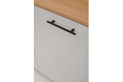 Greep PEN BA128 L183 gietijzer mat zwart