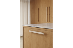 Poignée REEV BA160 L280 alu mat look inox