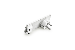 Evoline fiche extra plate blanc 250v/16a 