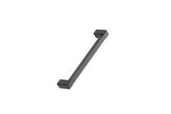 Greep SEGMENT ba160 hout + zamak mat zwart