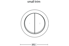 Rond 2.0 - multifit no/nc 2x b.pouss. noir alu 