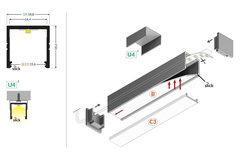 Led profiel Smart16 B/U4 2000 wit