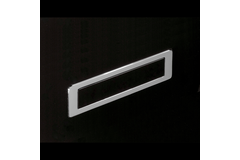 Poignée d'insertion Touch in Entraxe de perçages A 172 mm, aspect inox brossé