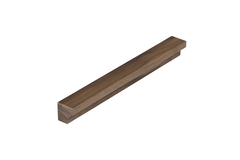 Profielgreep L ba160 walnoot