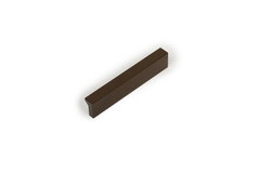 Poignée ANGLE BA64 L100 aluminium métallisé brun