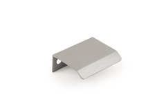Poignée CURVE BA32 L45 aluminium brossé gris