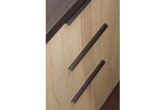 Greep CURVE BA32 L45 aluminium mat wit