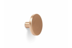 Knop COMO Ø26 zamak geborsteld messing cava