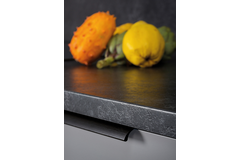 Greep ONA BA128 L200 aluminium mat wit