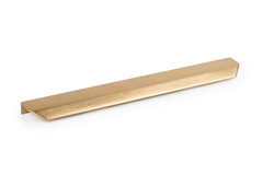 Poignée VANN BA256 L350 aluminium brossé foncé laiton