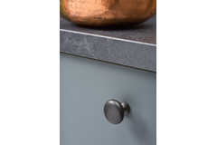 Knop DUKE Ø31.4 zamak antiek koper