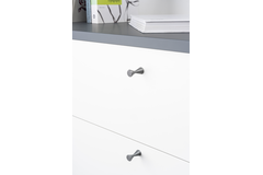 Knop DIABOLO Ø13.5 aluminium geborsteld messing