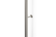 Poignée RILLE BA992-496 L1022 aluminium look inox