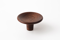 Bouton DISC Ø38 bois noyer