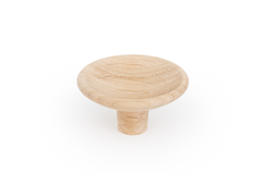 Bouton DISC Ø50 bois chêne nature non laqué