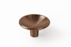 Bouton DISC Ø50 zamac brossé bronze