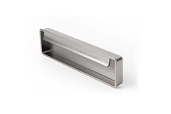 Komgreep FOLD BA128 L174 zamak geborsteld nikkel