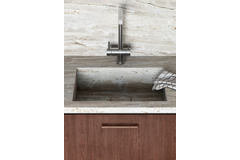 Poignée NEXX BA256 L256 aluminium brossé bronze