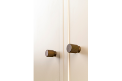 Bouton ARPA Ø22 aluminium look inox