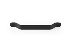 Poignée BELT BA160 L221.3 zamac mat noir