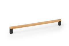Greep ETO BA320 L334.6 hout / aluminium zwart / eik