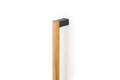 Poignée ETO BA992-496 L1006.6 bois / aluminium noir / chêne
