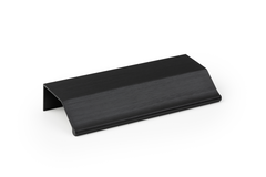Poignée WING BA64 L100 aluminium brossé noir