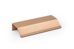 Poignée WING BA64 L100 aluminium brossé laiton cava