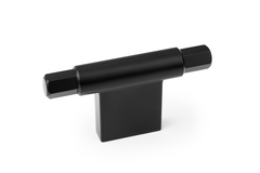 Bouton T PRISMA L78 zamac mat noir