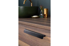 Poignée FLAPP BA256 L350 aluminium brossé laiton cava