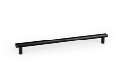 Poignée MOON BA320 L353 aluminium brossé noir