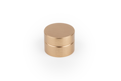 Knop POINT Ø40 aluminium geborsteld messing cava
