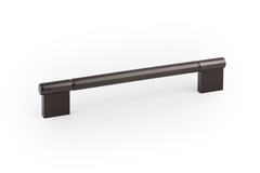 Poignée POINT BA192 L228 aluminium titane noir