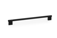 Poignée POINT BA320 L356 aluminium brossé noir