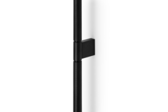 Greep POINT BA960-480 L996 aluminium geborsteld zwart