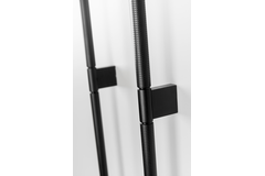 Greep POINT BA960-480 L996 aluminium geborsteld zwart