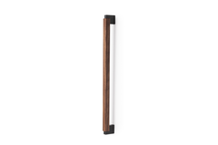 Greep DUO BIG BA480 L536 hout / aluminium zwart / walnoot