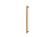 Poignée de porte enkel MOON BIG BA384 L424 aluminium brossé laiton cava