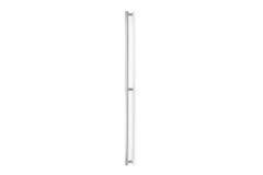 Deurgreep dubbel MOON BIG BA528-1056 L1096 aluminium rvs-look